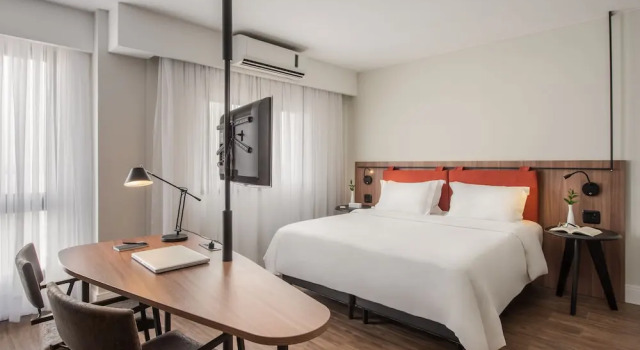 Номер Premium с видом на озеро Intercity Porto Alegre Praia de Belas