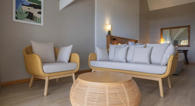 Полулюкс с балконом и с видом на океан Villa Hibiscus sur la plage de Boucan-Canot