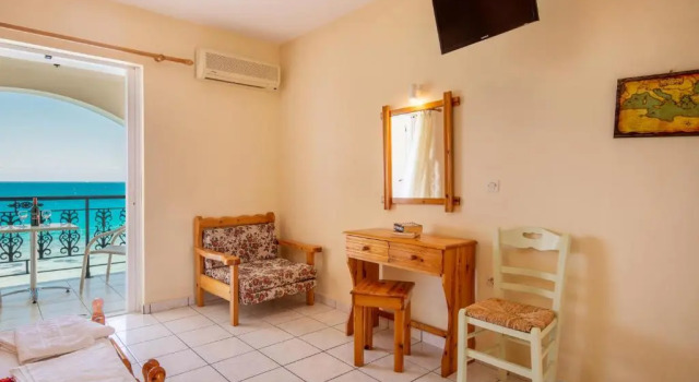 Двухместный номер Standard с видом на море Achillion Apartments & Studios