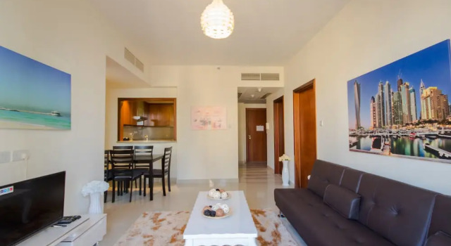 Private Room in Luxury Burj Vista Apartment with Burj Khalifa View, Забронировать Апартаменты/квартира Даунтаун Дубай , рядом с Дубайский аквариум