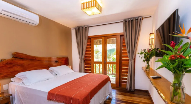 Двухместный номер Deluxe с балконом Vila Coqueiros Boutique Hotel