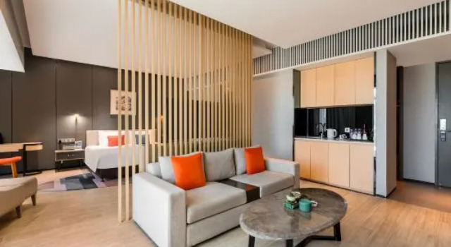 Suite z widokiem na morze Lujiang Mega Hotel