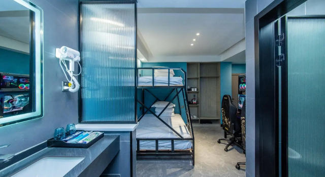 Changsha Ailaiju E-sports Hotel, Reservar Hotel Hotéis em Changsha com estacionamento, perto de Mawangdui Mausoleum, Estacionamento