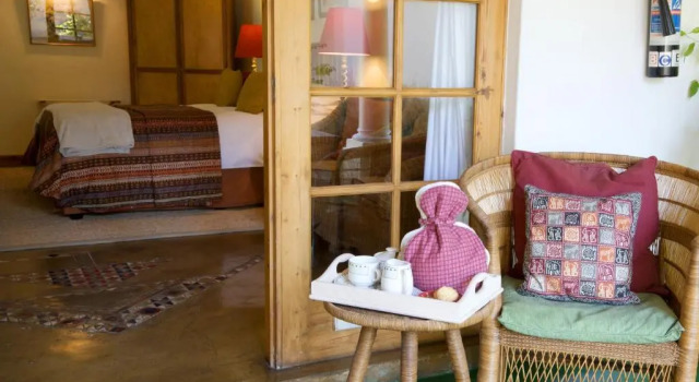 Standard Doppel Zimmer mit Gartenblick York Lodge