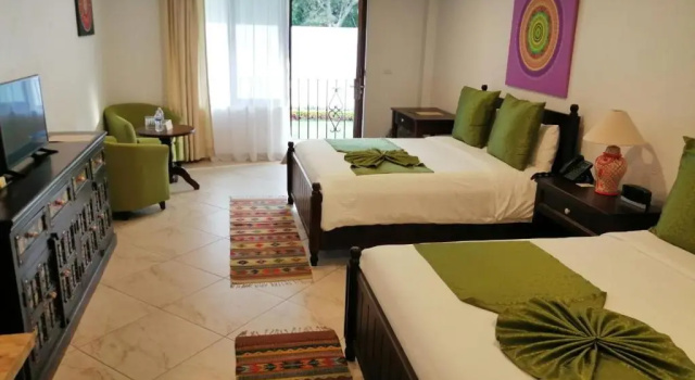 Двухместный номер с видом на сад Hotel Las Puertas de Tepoztlan