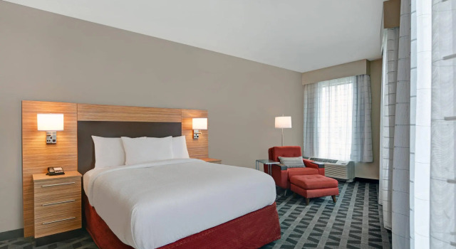 Двухместный люкс c 1 комнатой TownePlace Suites by Marriott Indianapolis Downtown