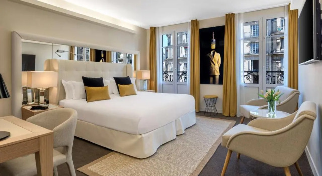 Двухместный полулюкс с видом на город Hotel Camille Paris Tapestry Collection by Hilton