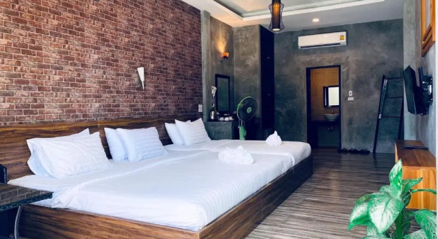 Трёхместный номер Standard с видом на бассейн Baan Suan Leelawadee Resort Nan