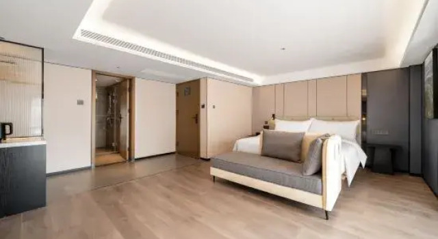 Одноместный семейный люкс Rezen Retreat Nanning Wuxiang New District Headquarters Base Subway Station