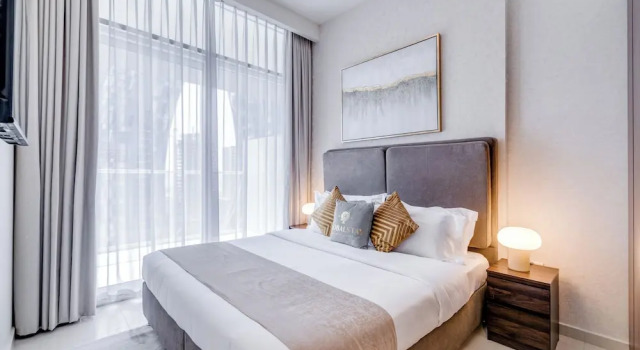 Апартаменты Superior c 1 комнатой с балконом и с видом на канал GLOBALSTAY. DAMAC Reva Residences