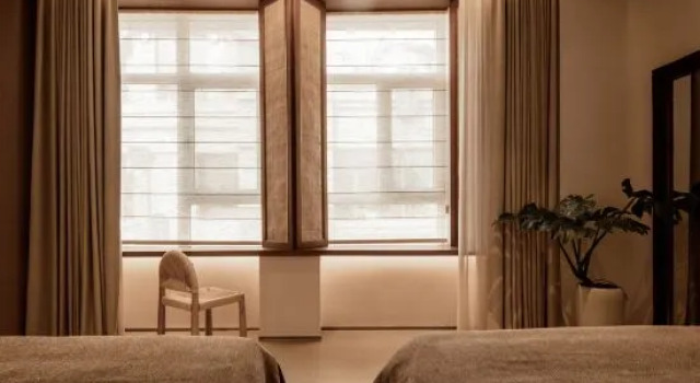 Кровать в общем номере Dalian Jinshi Designer Homestay