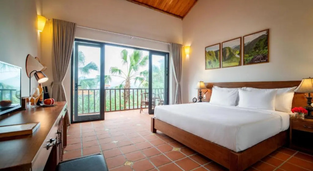 Двухместный номер Deluxe с видом на сад Khách xá Bái Đính - Bai Dinh Guest House