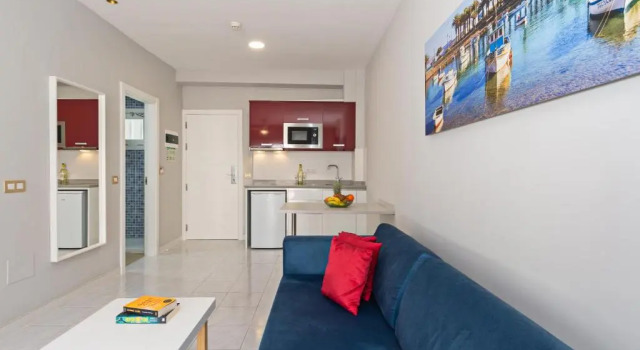 Студия с видом на бассейн Apartamentos Oceano