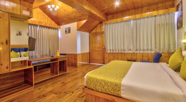 Номер Luxury с балконом Solang Cottage By Snow City Farm