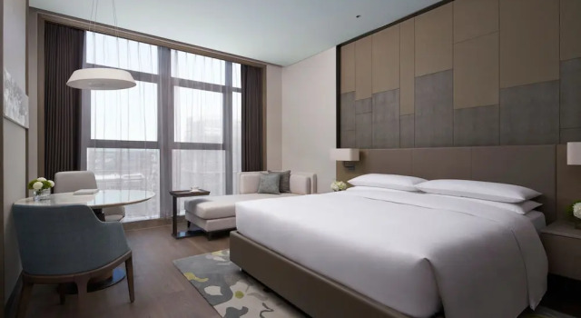 Двухместный номер Standard с видом на город Wenzhou Marriott Hotel