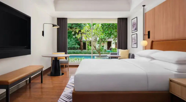 Двухместный номер Deluxe с красивым видом из окна Sheraton Jakarta Soekarno Hatta Airport