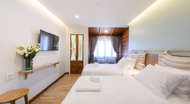 Двухместный номер Deluxe с балконом Pastell Oldtown Chiang Mai