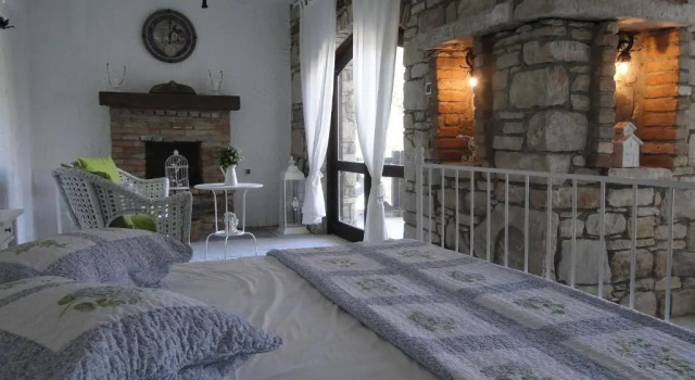 Двухместный номер Deluxe с балконом и с видом на море The Stone Castle Boutique Hotel