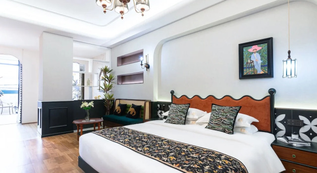 Двухместный номер Standard с балконом Vishan Garden Trendy Hostel