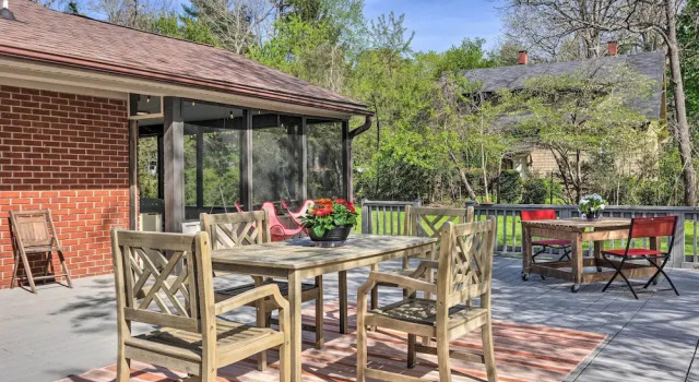 Коттедж Dog-friendly Home: 1 Mi to Downtown Hendersonville