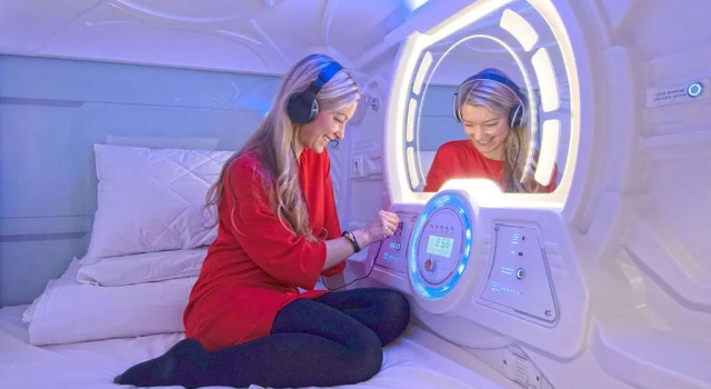 Кровать в общем номере (женский номер) Capsule Hostels Tallinn