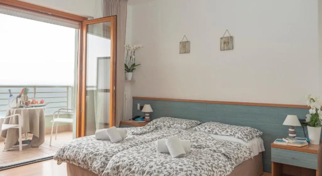Двухместный номер Standard с балконом и с видом на море Hotel Marea