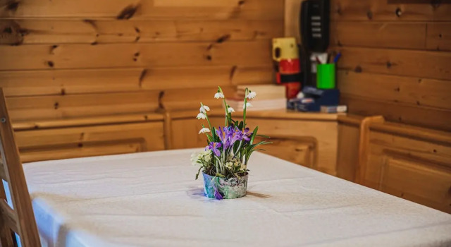 Wooden Cabin Zurej with Hot Tub, Book Hotel Hotels in Savinjska with Parking, Parking