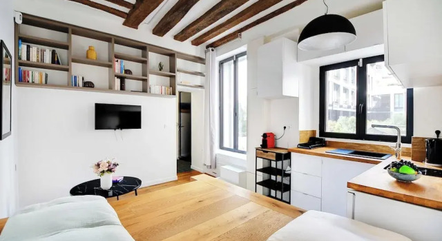 Classy Studio Loft - Marais Bastille, Забронировать Апарт-отель Апарт-отели Парижа, рядом с Quinze-Vingts Eye Hospital, Апарт-отель