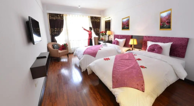 Семейный номер Standard с видом на город Hanoi La Palm Premier Hotel & Spa