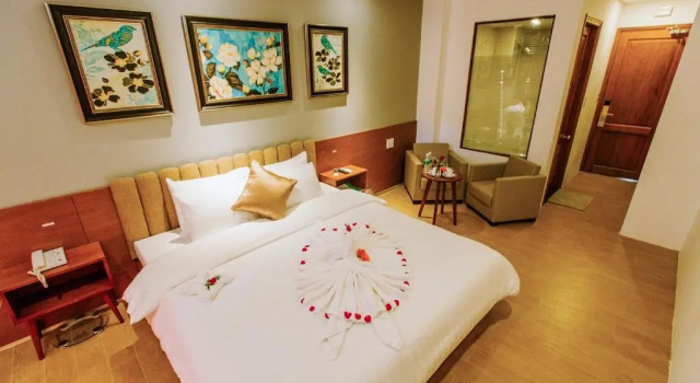 Двухместный номер Deluxe с видом на город Gardenia Hue Hotel