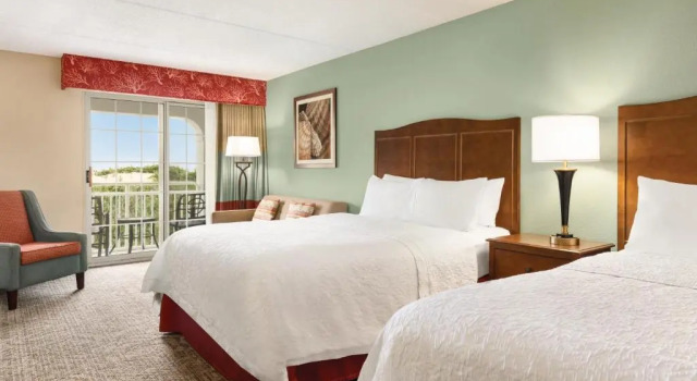 Двухместный номер Standard с частичным видом на океан Hampton Inn & Suites Outer Banks/Corolla