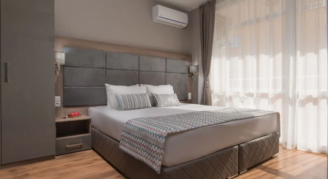 Апартаменты c 1 комнатой с балконом и с видом на город Marina Beach Apartments