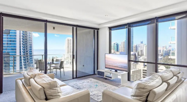 Апартаменты с 2 комнатами с видом на океан Circle on Cavil Holidays Gold Coast