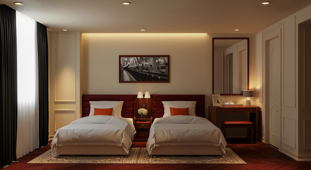 Двухместный номер Premium с видом на город KiN Hotel Đông Du