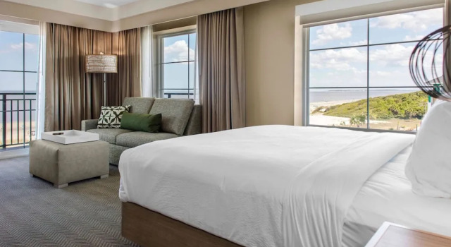 Standard Doppel Zimmer mit Balkon und mit Blick Courtyard by Marriott Jekyll Island