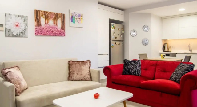 Апартаменты Flat With Shared Pool Close to the Beach in Cesme