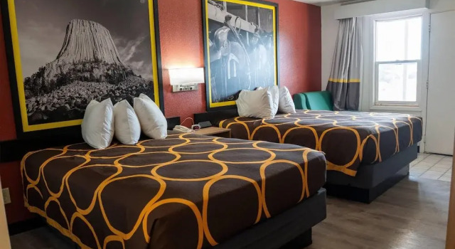 Четырёхместный номер Standard Super 8 by Wyndham Newcastle