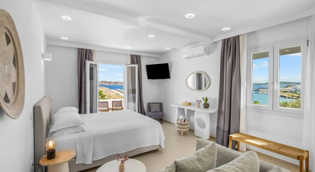 Полулюкс Superior с балконом и с видом на море Paliomylos Spa Hotel