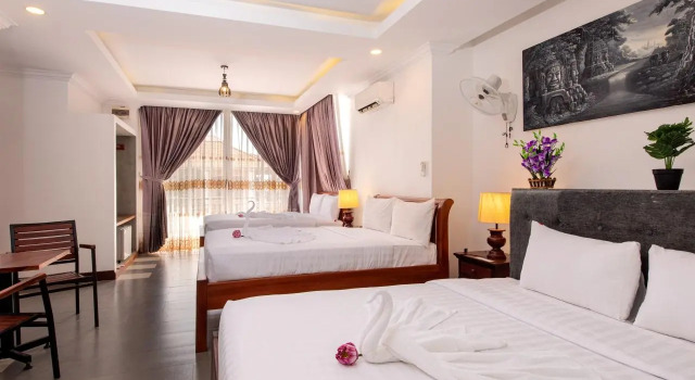 Трёхместный номер Standard Mad Monkey Hostel Siem Reap