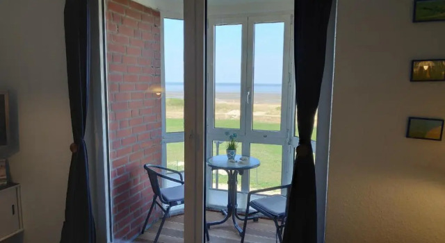 180° Panoramameerblick - Ferienwohnung Sandkorn, Забронировать Отель Заленбург Куксхафен, рядом с Открытый бассейн Заленбурга