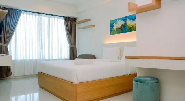 Номер Standard Apartemen Grand Kamala Lagoon Studio By Bonzela Property
