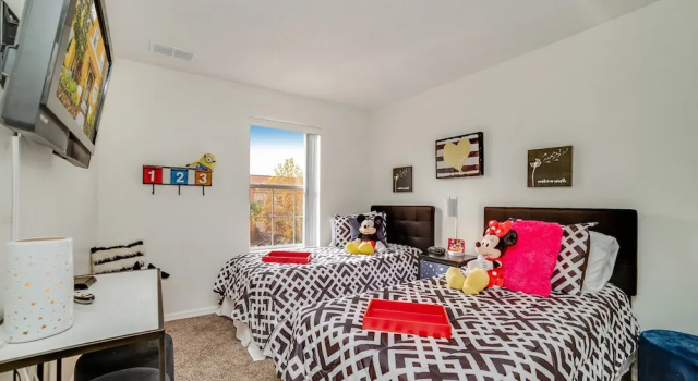 Вилла Newly Renovated, Spacious 3bd/2.5ba Villa With Lake View, Near Disney #3tv709