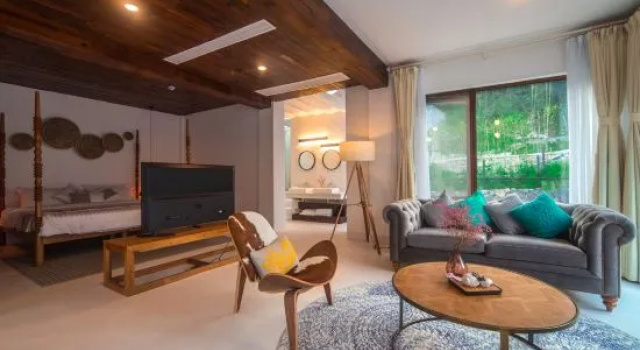 Люкс Deluxe Qiansu Moganshan Huajianji Guesthouse
