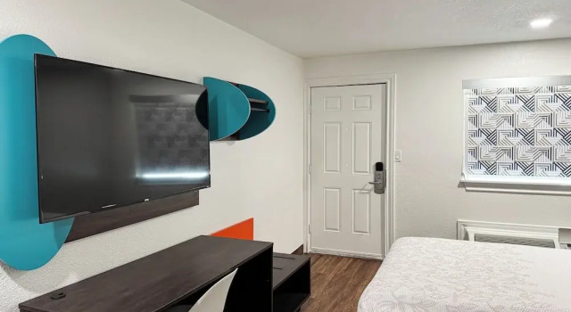 Четырёхместный номер Deluxe Motel 6 Classic Galveston, TX Beach-Seawall