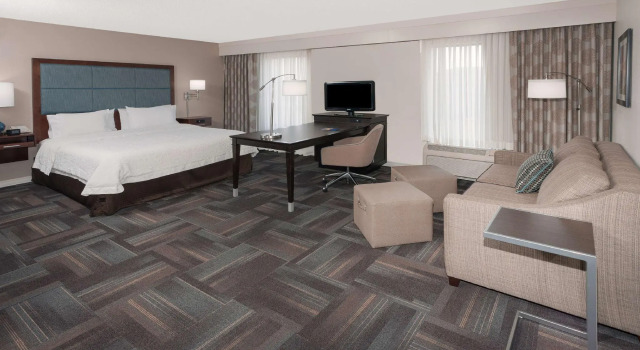 Двухместный люкс Hampton Inn & Suites Munster