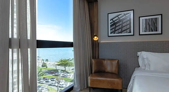 Семейный номер Superior с частичным видом на море LK Design Hotel Florianópolis