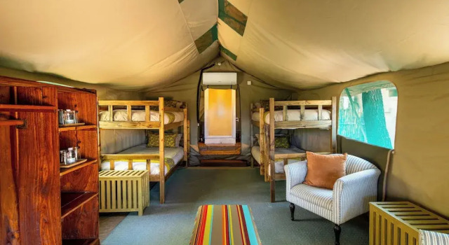 Standard Familie Zimmer 1 Schlafzimmer mit Flussblick Ichingo Chobe River Lodge