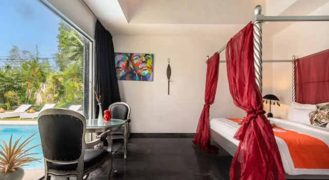 Serene 4br Seminyak Villa with Tropical, Rezervovat Vila Chaty v Bali, Chalupa