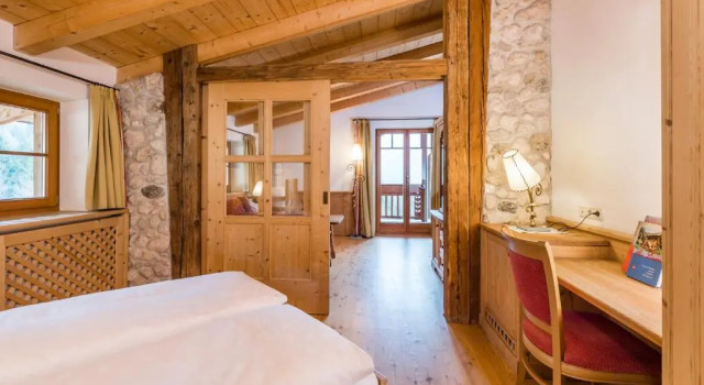 Двухместный номер Deluxe с балконом Naturhotel Lüsnerhof