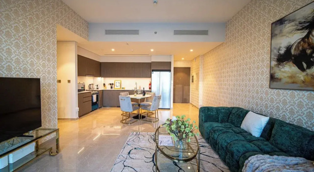 Direct Burj Khalifa View I Minutes Walk to Dubai Mall I Stunning Fountain Views I One Lux Stay Grande Signature Residence, Забронировать Апартаменты/квартира Апартаменты Эмирата Дубая, рядом с Дубайский аквариум, Апартаменты/квартира